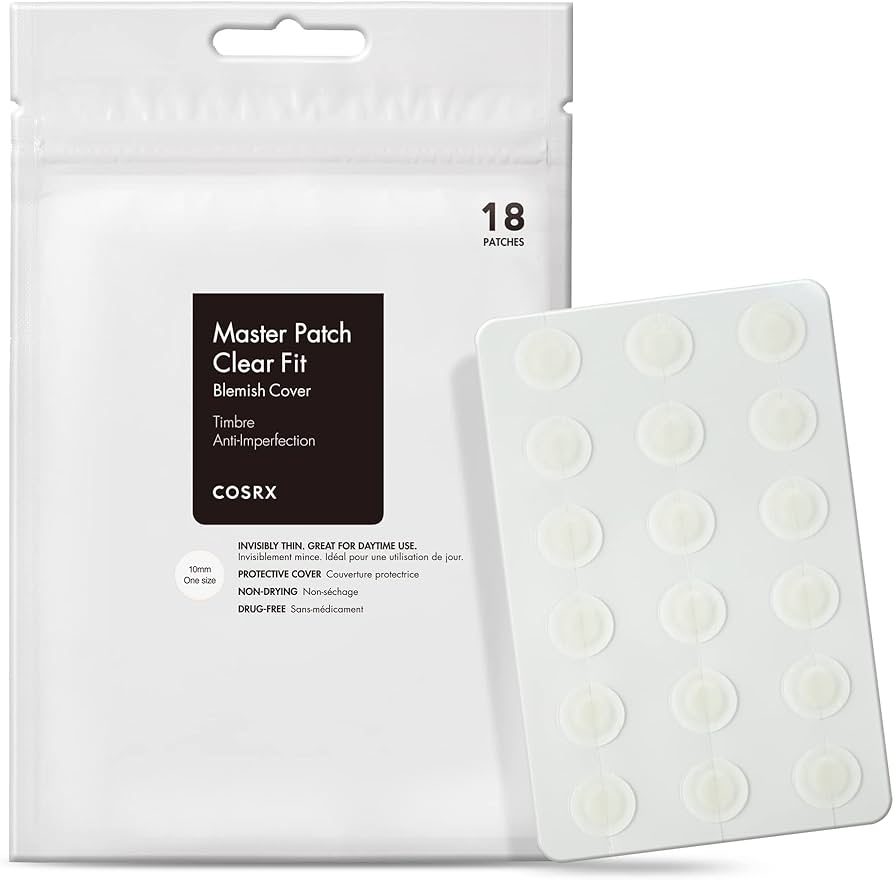 COSRX Clear Fit Master Patch acne spot treatment – fast healing hydrocolloid pimple patch for blemish-prone skin