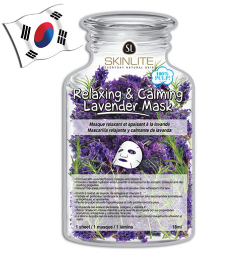 SKINLITE Relaxing & Calming Lavender Face Mask (Bottle Shaped) - Yes! You Beauty