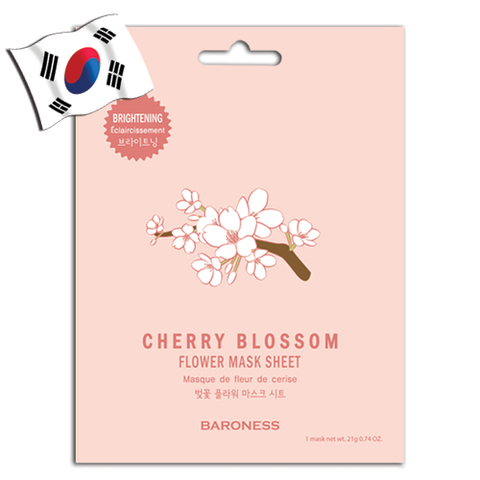BARONESS Cherry Blossom Flower Face Mask - Yes! You Beauty