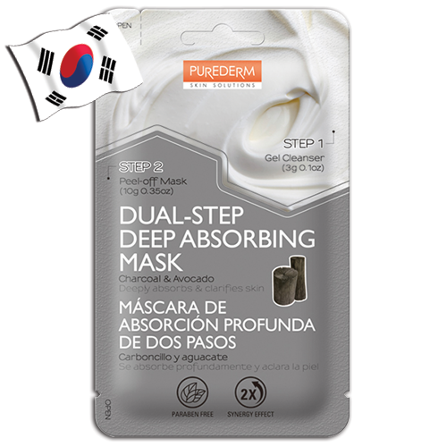 PUREDERM Dual-Step Deep Absorbing Charcoal & Avocado Face Mask - Yes! You Beauty