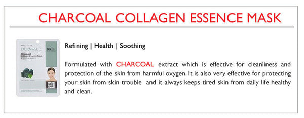 DERMAL Charcoal Collagen Face Mask - Yes! You Beauty