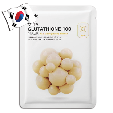 OTTIE Vita Glutathione 100 Mask - Vital-Up Brightening Essence - Yes! You Beauty