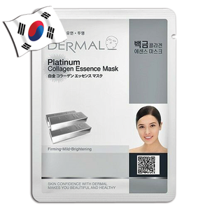 DERMAL Platinum Collagen Essence Face Mask - Yes! You Beauty
