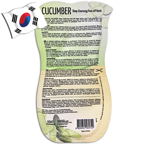 SKINLITE Cucumber Deep Cleansing Peel-off Face Mask Twin Pack - Yes! You Beauty