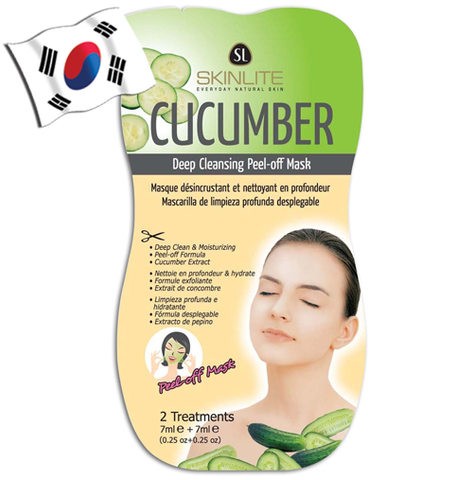 SKINLITE Cucumber Deep Cleansing Peel-off Face Mask Twin Pack - Yes! You Beauty
