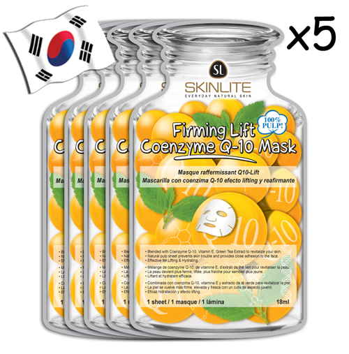 SKINLITE Firming Lift Coenzyme Q-10 Face Mask (Bottle Shaped) - Yes! You Beauty