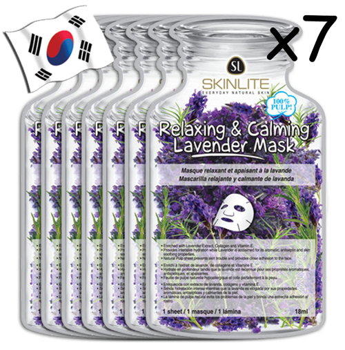 SKINLITE Relaxing & Calming Lavender Face Mask (Bottle Shaped) - Yes! You Beauty