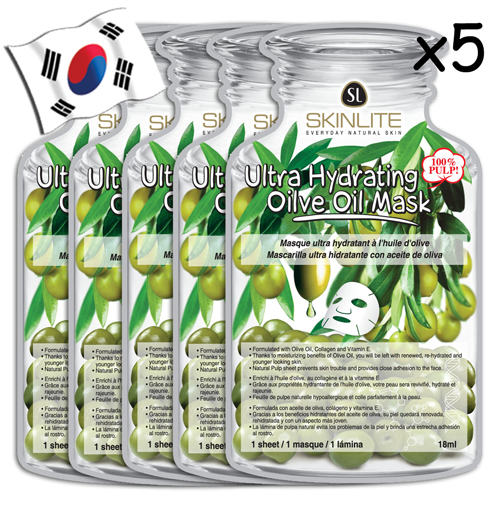 SKINLITE Ultra Hydrating Olive Oil Face Mask (Bottle Shaped) - Yes! You Beauty