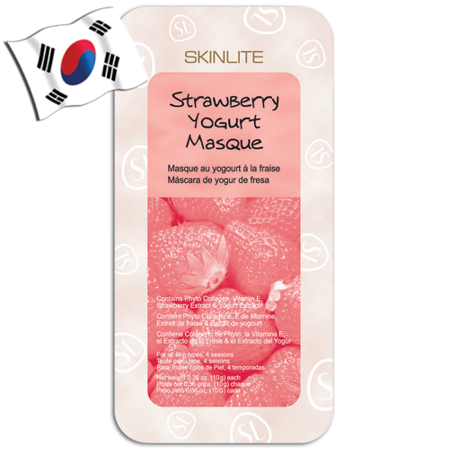 SKINLITE Strawberry Yogurt Wash-off Face Mask - Yes! You Beauty
