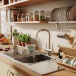 Say goodbye to the dish rack in the sink: this new space saving trend keeps your kitchen neat, tidy, and clutter free