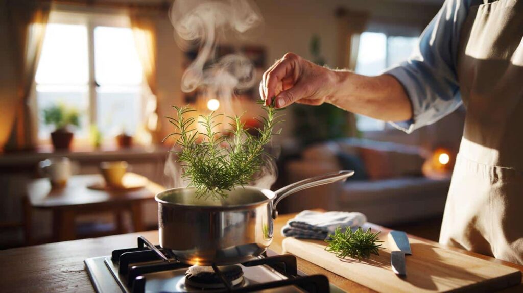 Boiling rosemary is the best home tip I learned from my grandmother, and it can completely transform the atmosphere of your home