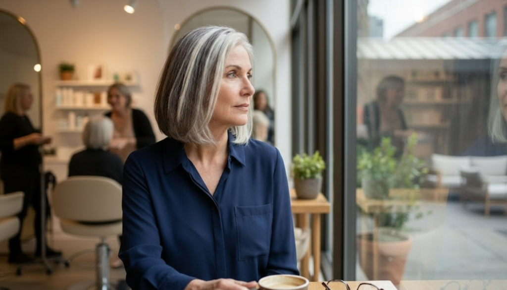 This Latest Silver Hair Blending Movement Assists in Achieving a Youthful Appearance Without Standard Coloring