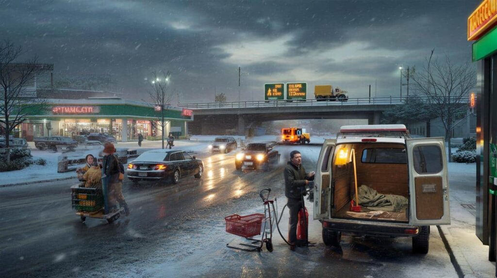 Heavy snow is expected to begin tonight