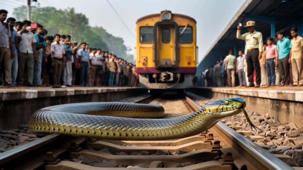 It seems king cobras, the world’s longest venomous snakes, have a taste for train travel