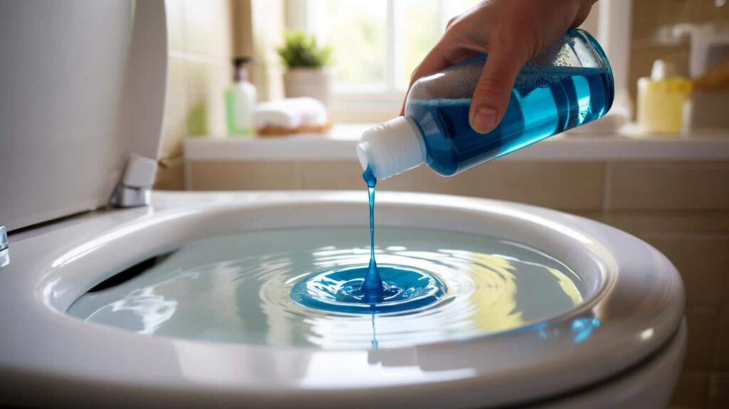 Just one drop of dish soap in the toilet can create a surprisingly powerful cleaning effect, experts say